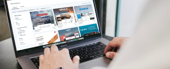 person using MacBook Pro